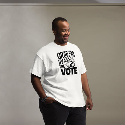 "Unisex Classic Tee in White, front view. This comfortable and versatile t-shirt features a clean, simple design perfect for everyday wear."