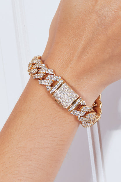 On My Mind Rhinestone Bracelet - Bailey B’s Beauty & Accessories 